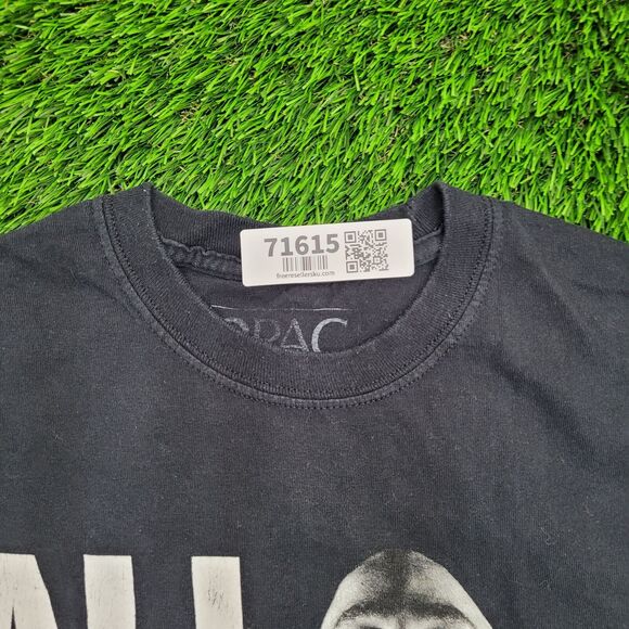 2PAC Tupac-Shakur Shirt Small 17x26 Hip-Hop Black - Picture 9 of 12